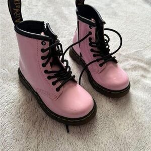 Dr. Martens Pink Kids Boots